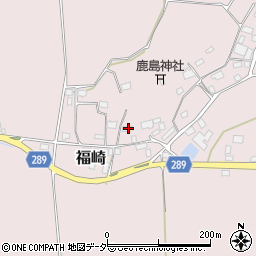 茨城県桜川市福崎463-1周辺の地図