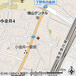 栃木県下野市小金井109-11周辺の地図