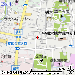 栃木県栃木市倭町11-20周辺の地図
