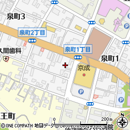 山翠本店周辺の地図
