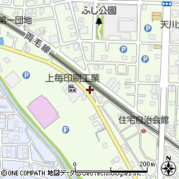 群馬県前橋市天川大島町319周辺の地図