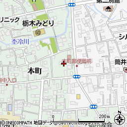 栃木県栃木市本町10周辺の地図