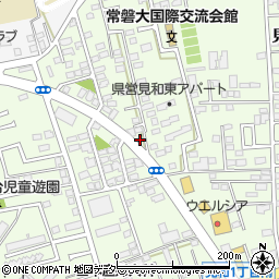 茨城新聞水戸見和工藤新聞店周辺の地図