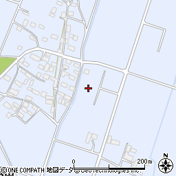 栃木県真岡市大根田周辺の地図