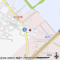 石川県小松市本江町カ周辺の地図