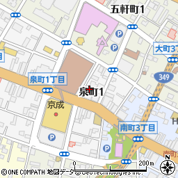 日本旅行水戸支店　団体旅行周辺の地図