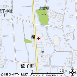 ＪＡ前橋市荒砥支所荒砥給油所周辺の地図