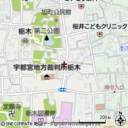 栃木県栃木市旭町16-21周辺の地図