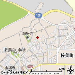 石川県小松市佐美町周辺の地図