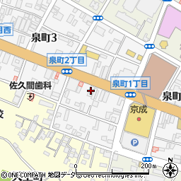 さくら幸子探偵事務所・水戸支店周辺の地図