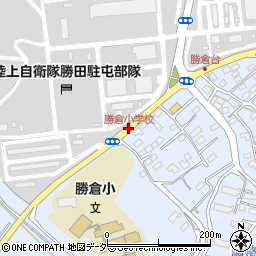 勝倉小学校周辺の地図
