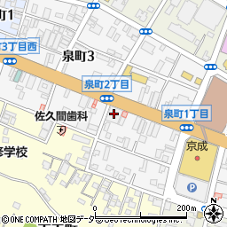 日本生命保険相互会社　水戸支社周辺の地図