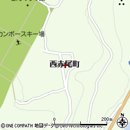 富山県南砺市西赤尾町周辺の地図