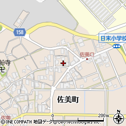 石川県小松市佐美町戊周辺の地図