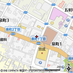 東日本銀行ひたちなか支店周辺の地図
