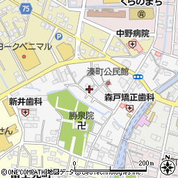 栃木県栃木市湊町周辺の地図