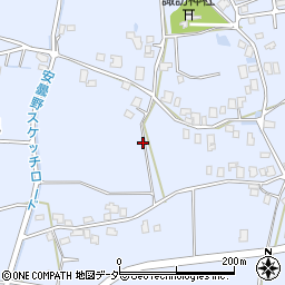 長野県安曇野市穂高有明立足周辺の地図