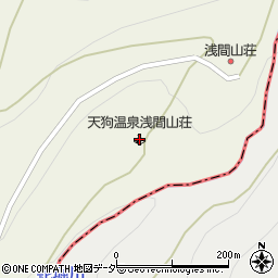 天狗温泉浅間山荘キャンプ場周辺の地図