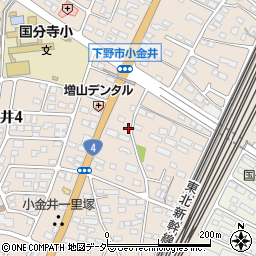 栃木県下野市小金井3006-1周辺の地図