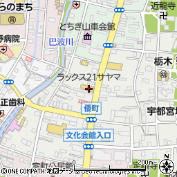 GENKI NEXT栃木倭町周辺の地図