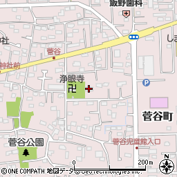 菅谷タウンハイツ周辺の地図