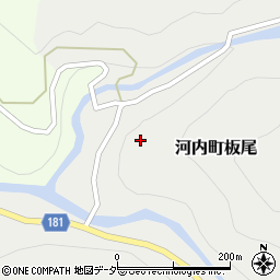 石川県白山市河内町板尾（ハ）周辺の地図