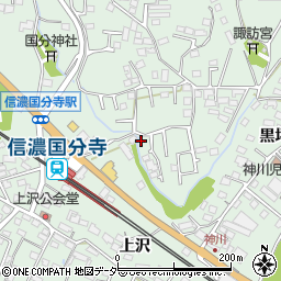 長野県上田市国分616-1周辺の地図