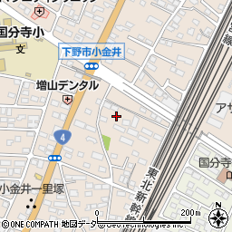 栃木県下野市小金井104周辺の地図