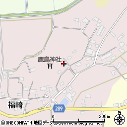 茨城県桜川市福崎541周辺の地図