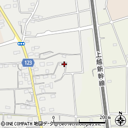 群馬県高崎市井出町乙周辺の地図