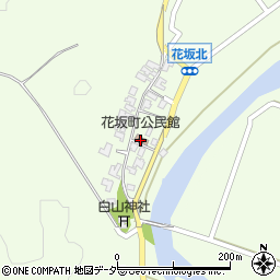 花坂町公民館周辺の地図