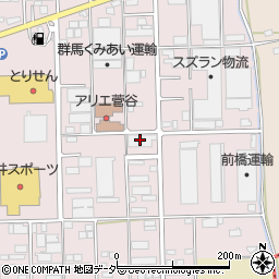 チヨダウーテ株式会社　前橋出張所周辺の地図