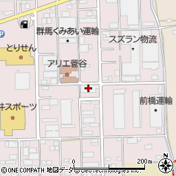 チヨダウーテ株式会社　前橋出張所周辺の地図