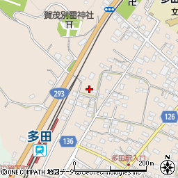 栃木県佐野市多田町1251-1周辺の地図