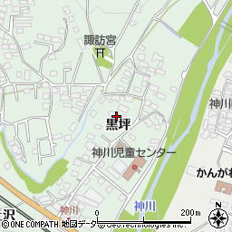 長野県上田市国分黒坪周辺の地図