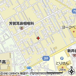 栃木県栃木市祝町周辺の地図