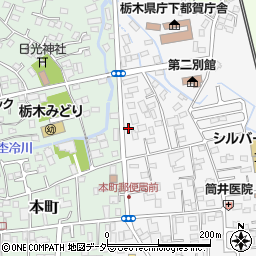 栃木県栃木市神田町5-5周辺の地図