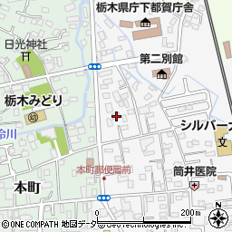 栃木県栃木市神田町5-40周辺の地図