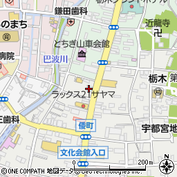 中原証券栃木支店周辺の地図