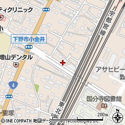 栃木県下野市小金井77周辺の地図