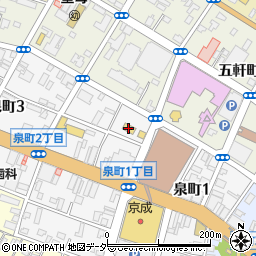 茨城トヨペットアートタワー水戸店周辺の地図