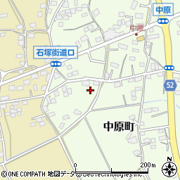 茨城県水戸市中原町17周辺の地図