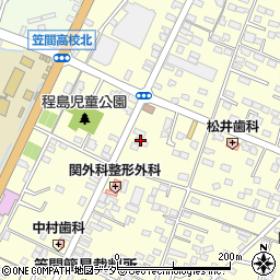 読売センター　笠間周辺の地図