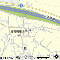 長野県東御市和7707-1周辺の地図