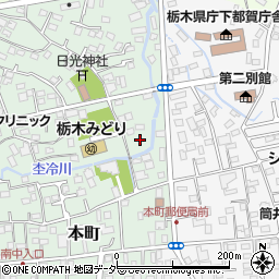 栃木県栃木市本町15周辺の地図