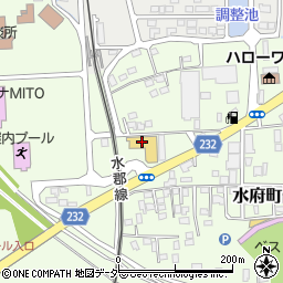 トヨタカローラ新茨城水戸水府店周辺の地図