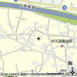 長野県東御市和7786周辺の地図