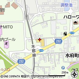 トヨタカローラ新茨城本社周辺の地図