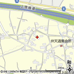 長野県東御市和7790-4周辺の地図