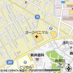 ヨークベニマル栃木祝町店周辺の地図